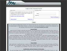 Tablet Screenshot of customerportal.middleatlantic.com